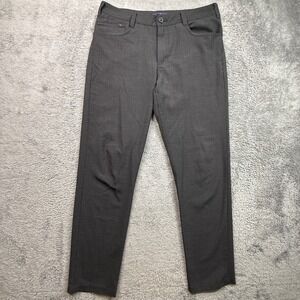 Makers & Riders Wool Blend Pants Slim Chino Dark Gray 34x31 Travel Tech Wear